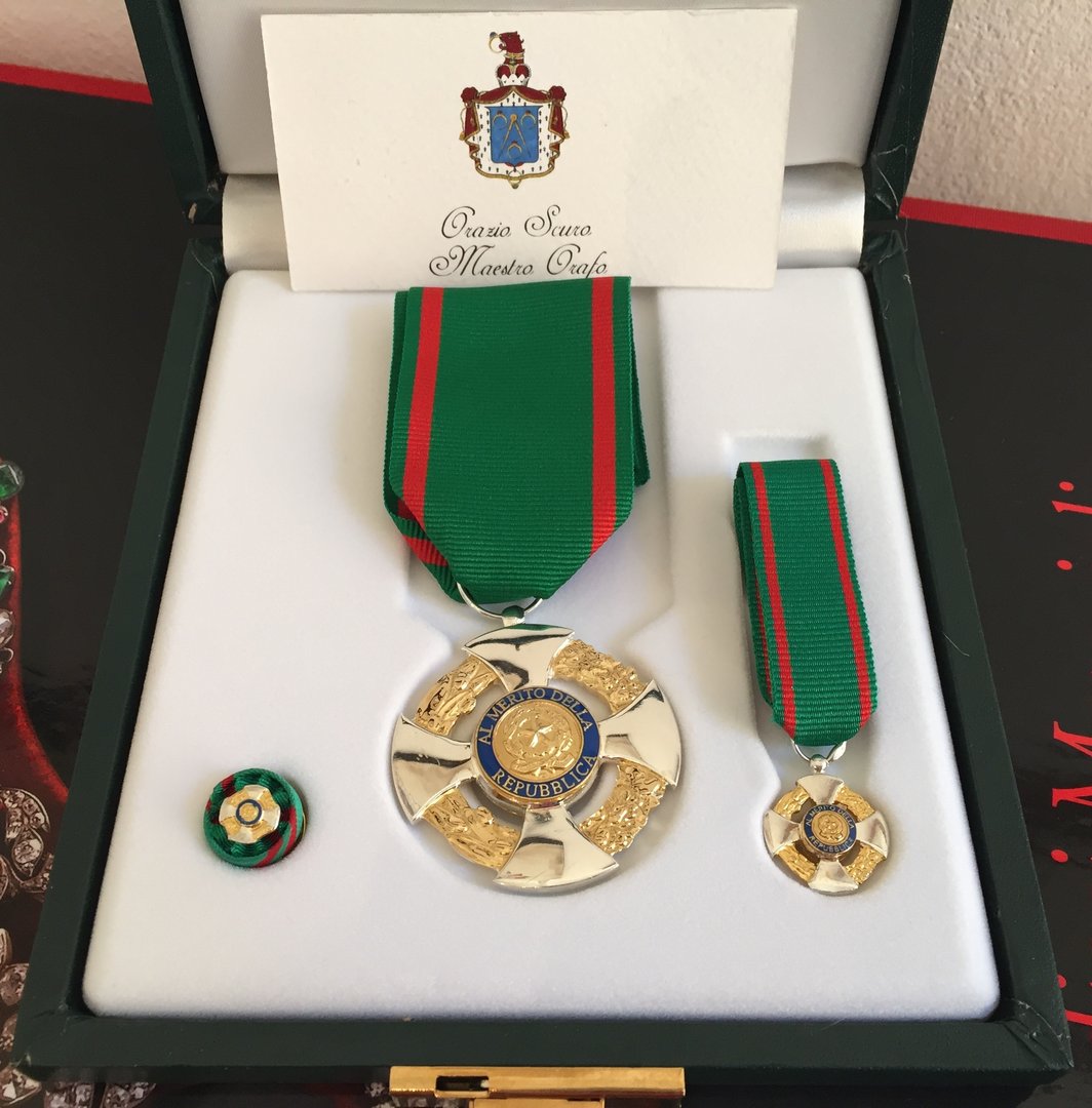 Gemelli Ordine al Merito della Repubblica Italiana in grado di cavaliere 