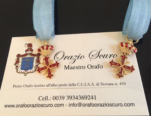 Miniatura da Cavaliere di Grazia del Sacro Militare Ordine Costantiniano di San Giorgio